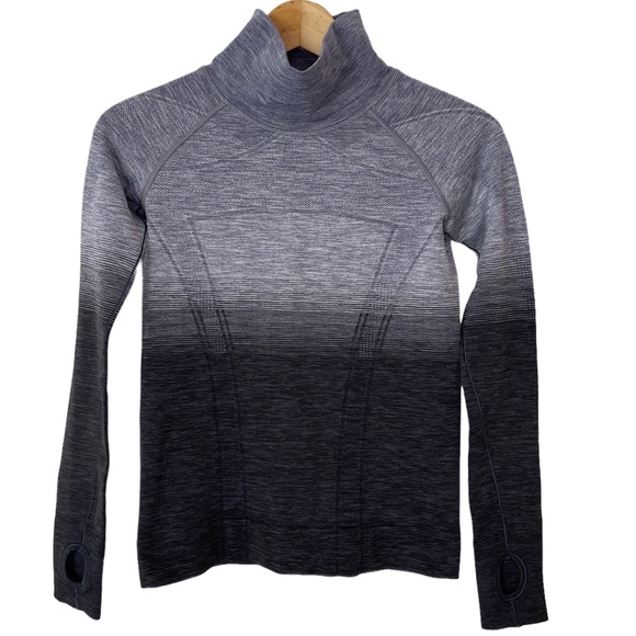 lululemon athletica Other - NWOT Ivivva by Lululemon Performance Pullover Gray Ombré Girls Size 10